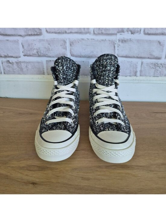 ⭐Converse Chuck 70 Hi Metallic Tweed Sz 5.5 Men\'s shoes Sneakers Black A14442C main image 2
